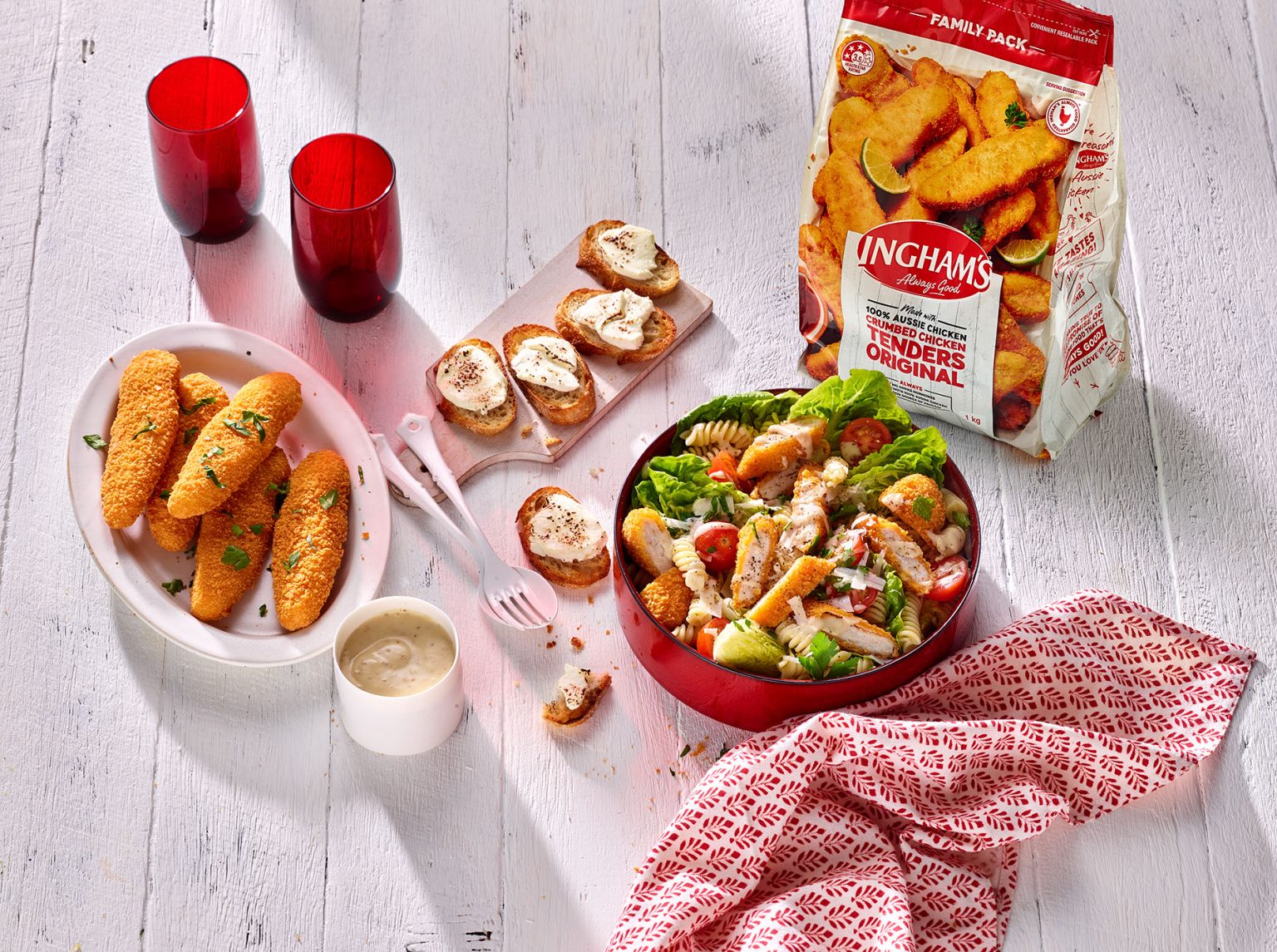 Tenders Caesar Salad Ingham’s